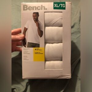 🔊 Bench | Mens White Tees 4pk